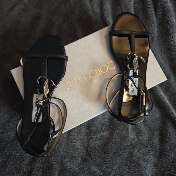 Jimmy Choo Shoes - Jimmy Choo Black Sandals